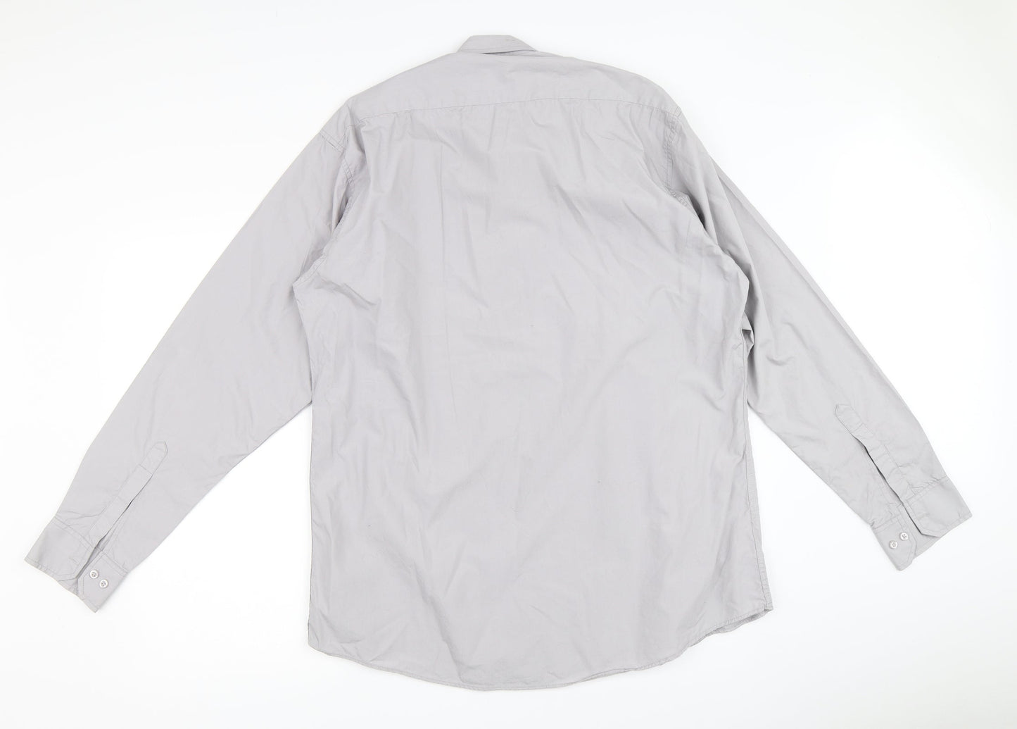 Lyon Becker Mens Grey    Button-Up Size 2XL