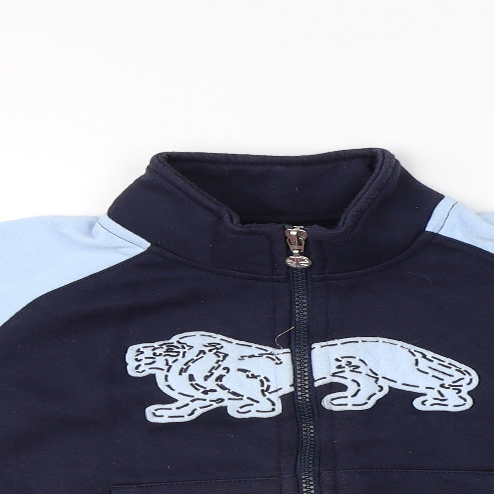 Lonsdale Boys Blue   Full Zip Jumper Size 2-3 Years