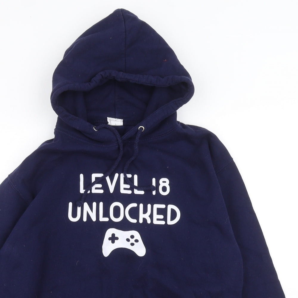 All We Do is Mens Blue   Pullover Hoodie Size M