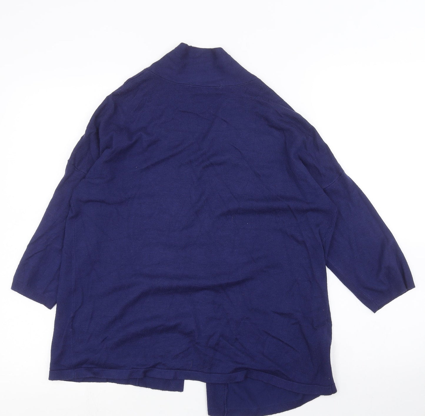 M&S Womens Blue   Cardigan Jumper Size M