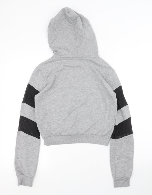 Select Womens Grey   Pullover Hoodie Size S