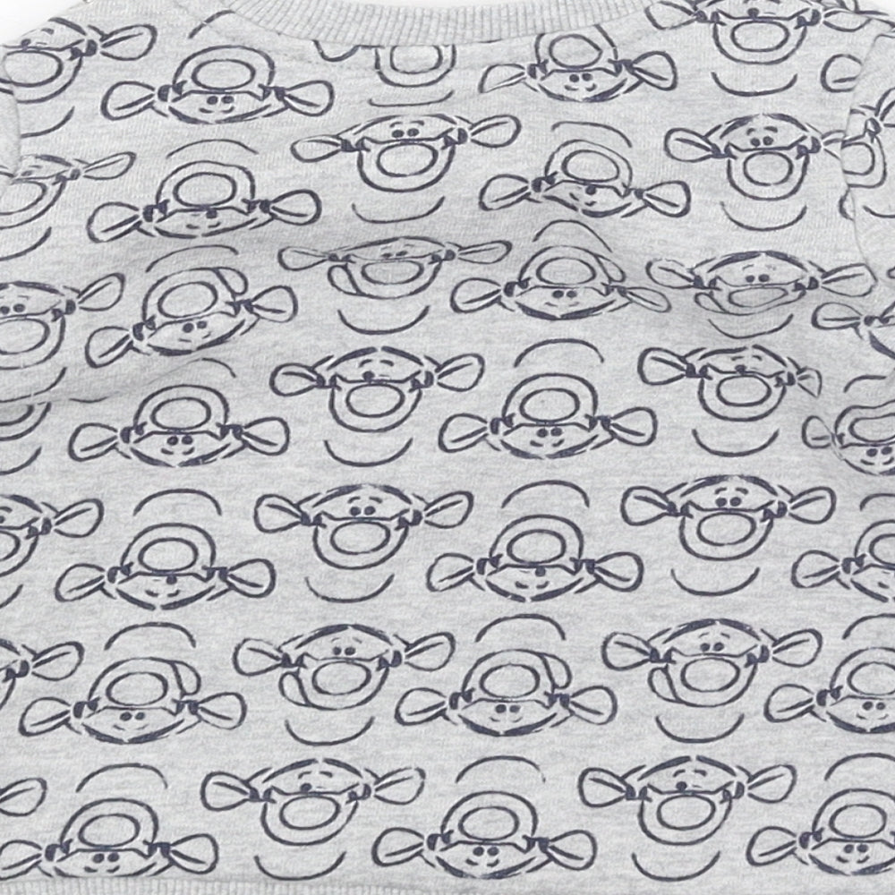 George Boys Grey   Pullover Jumper Size 12-18 Months  - Disney