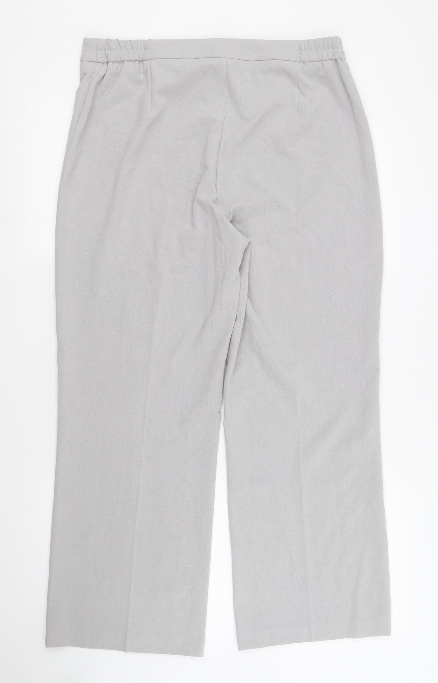 Berkertex Womens Grey   Capri Trousers Size 12 L26 in