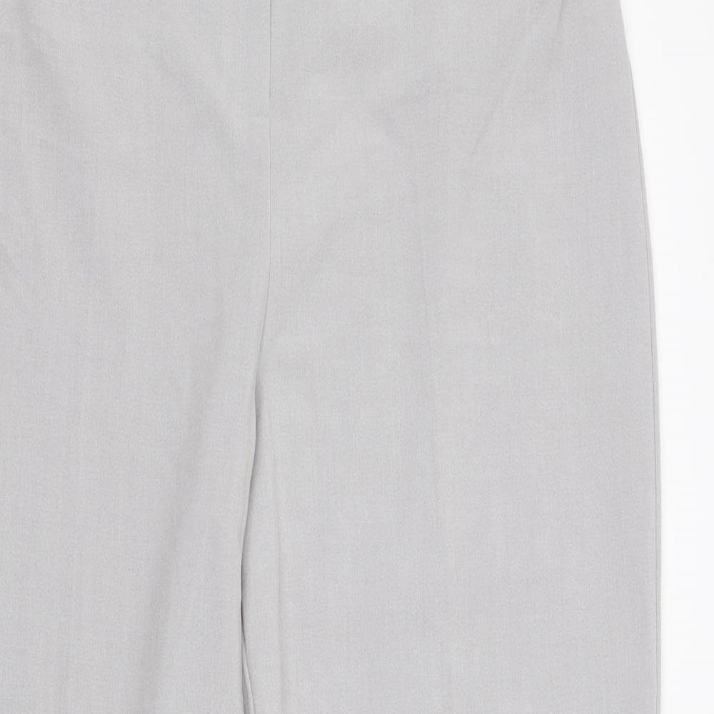 Berkertex Womens Grey   Capri Trousers Size 12 L26 in