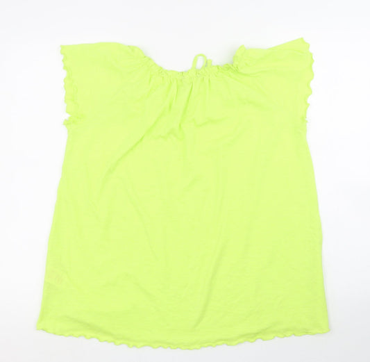 Peacocks Womens Green   Basic Blouse Size 16