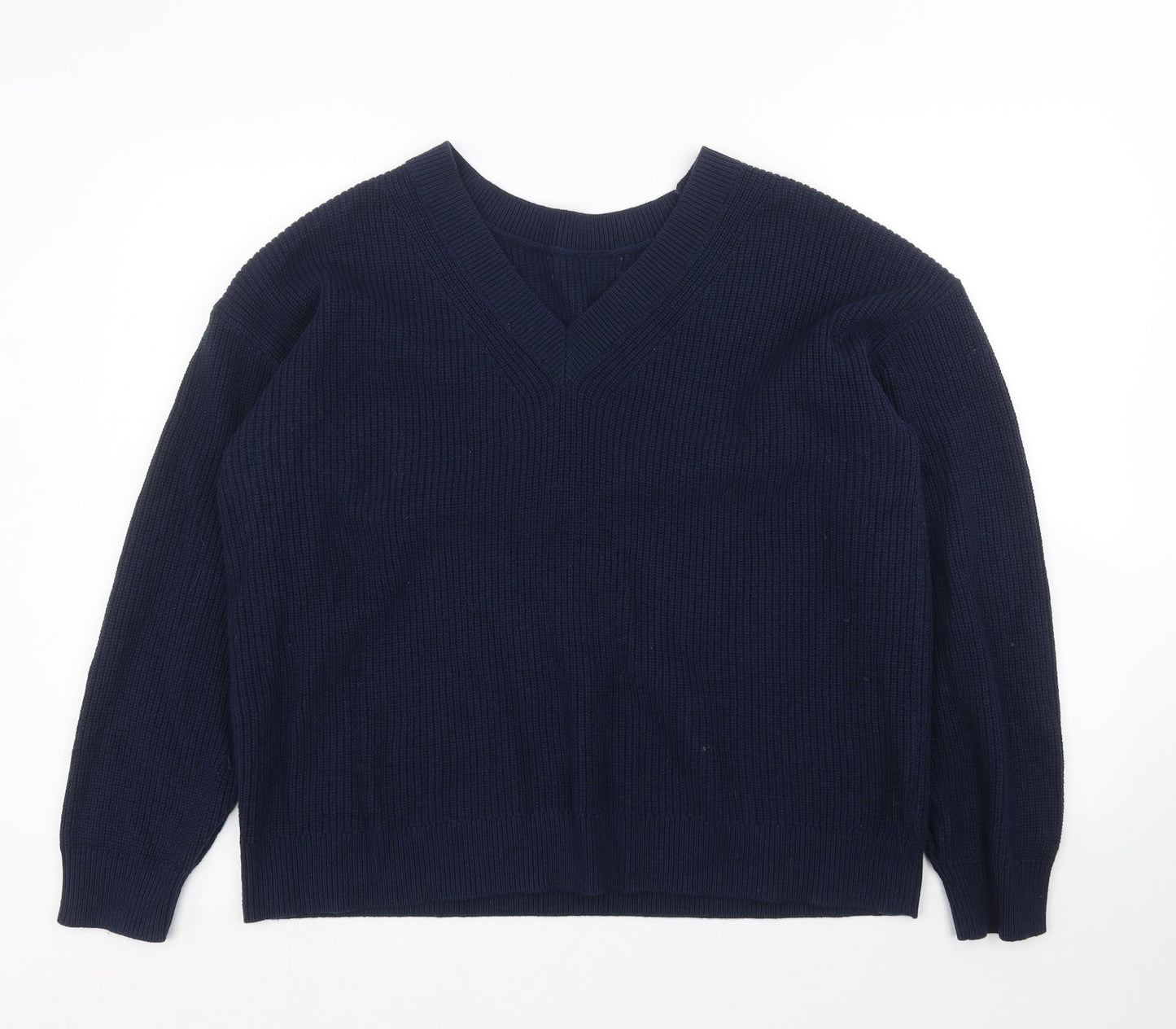 M&S Womens Blue   Pullover Jumper Size M