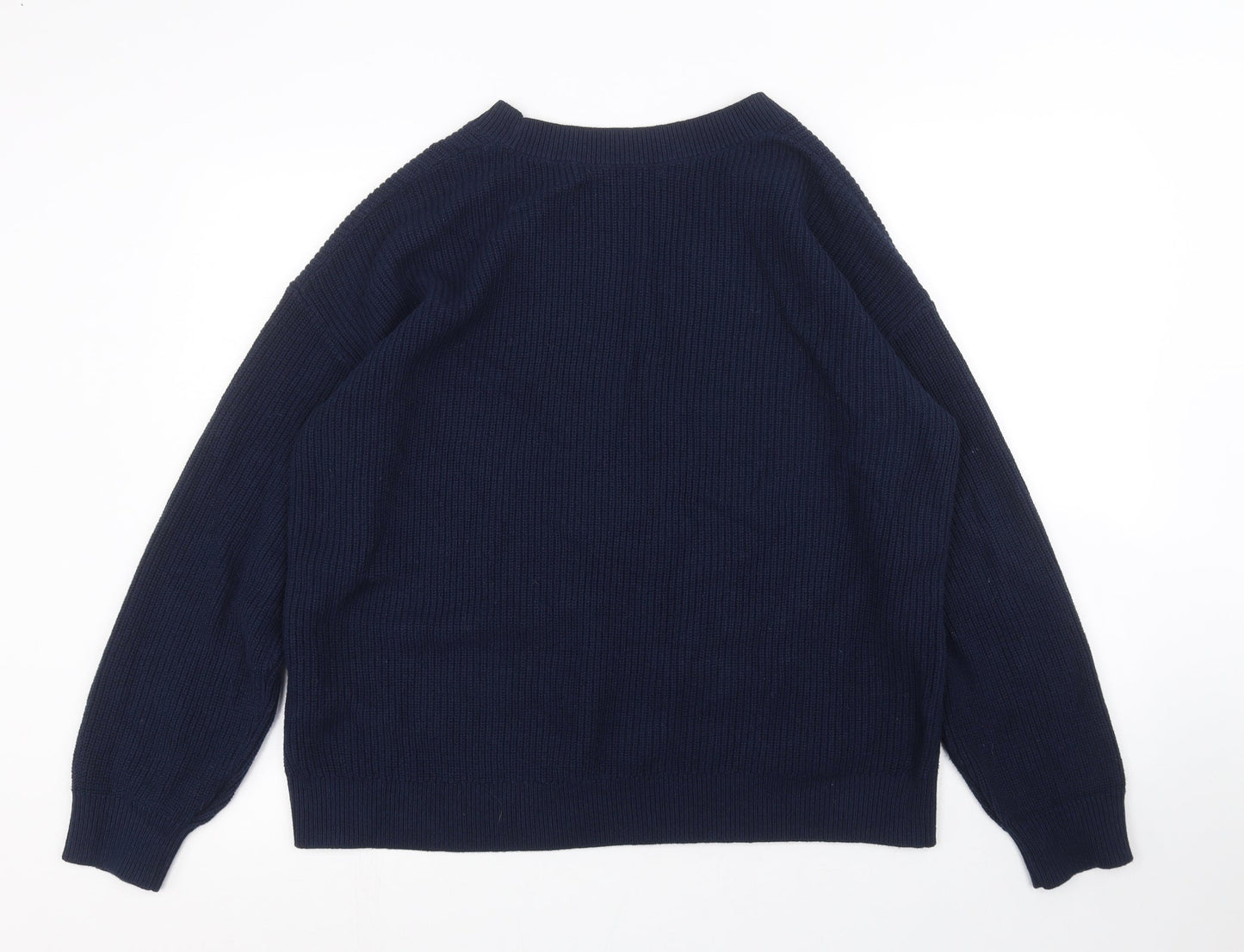 M&S Womens Blue   Pullover Jumper Size M