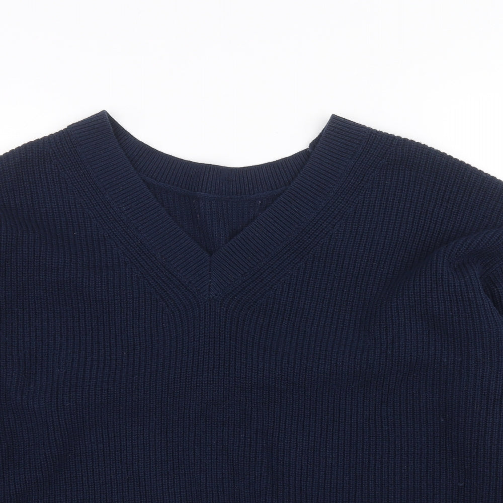 M&S Womens Blue   Pullover Jumper Size M