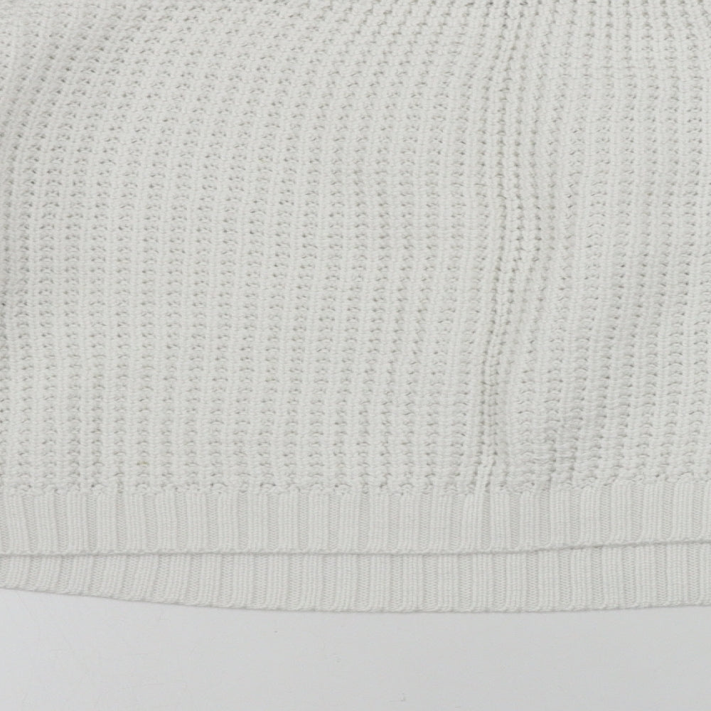 Topshop  Womens White   Pullover Jumper Size 12