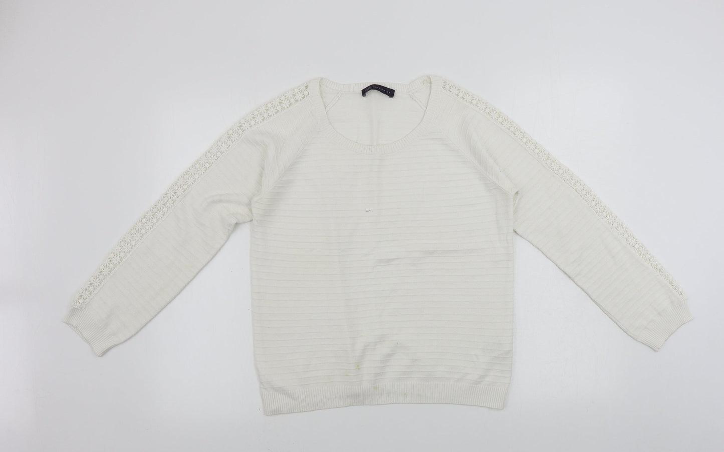 Marks and Spencer  Womens White   Pullover Jumper Size 12