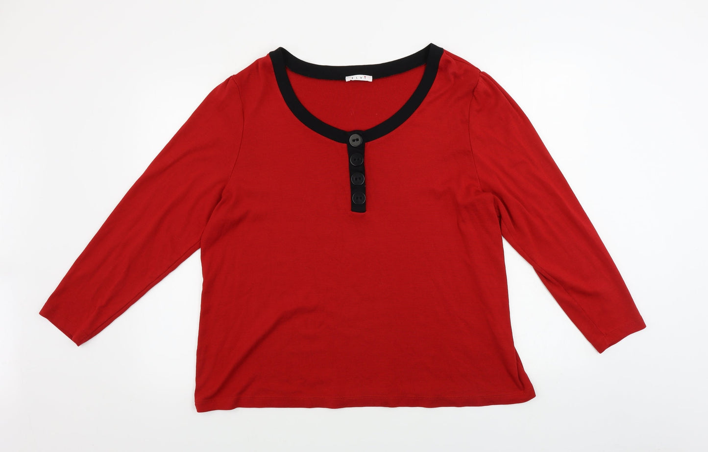ELVI Womens Red   Pullover Jumper Size M