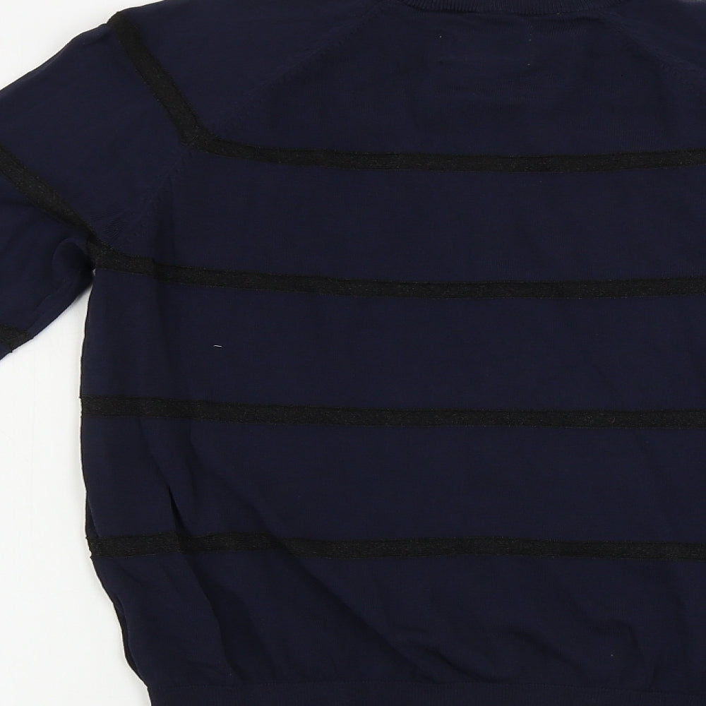 Jack Wills  Womens Blue Striped  Pullover Jumper Size 8