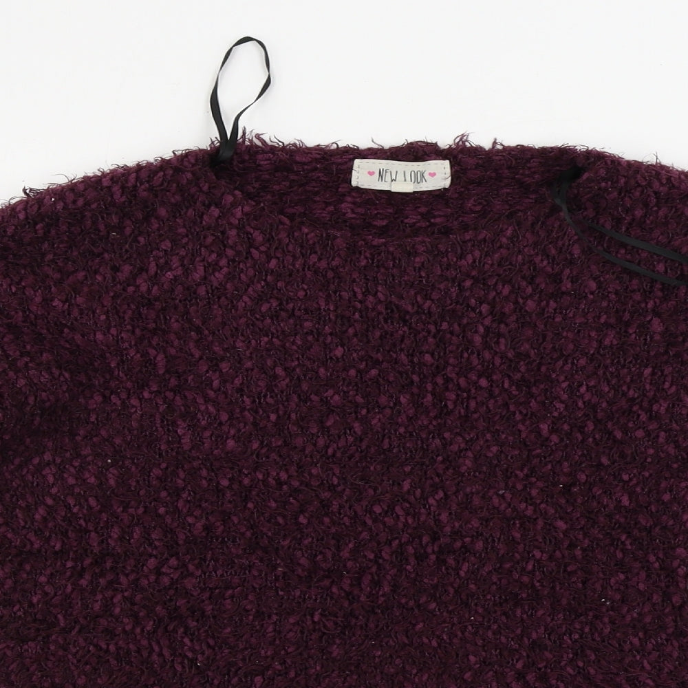 New Look  Womens Purple   Pullover Jumper Size S
