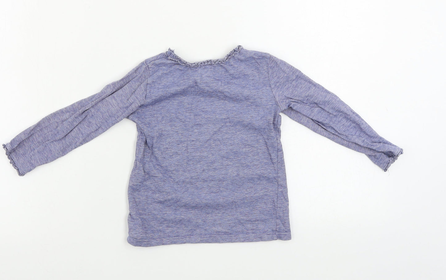 H&M  Girls Blue Striped  Basic T-Shirt Size 2 Years