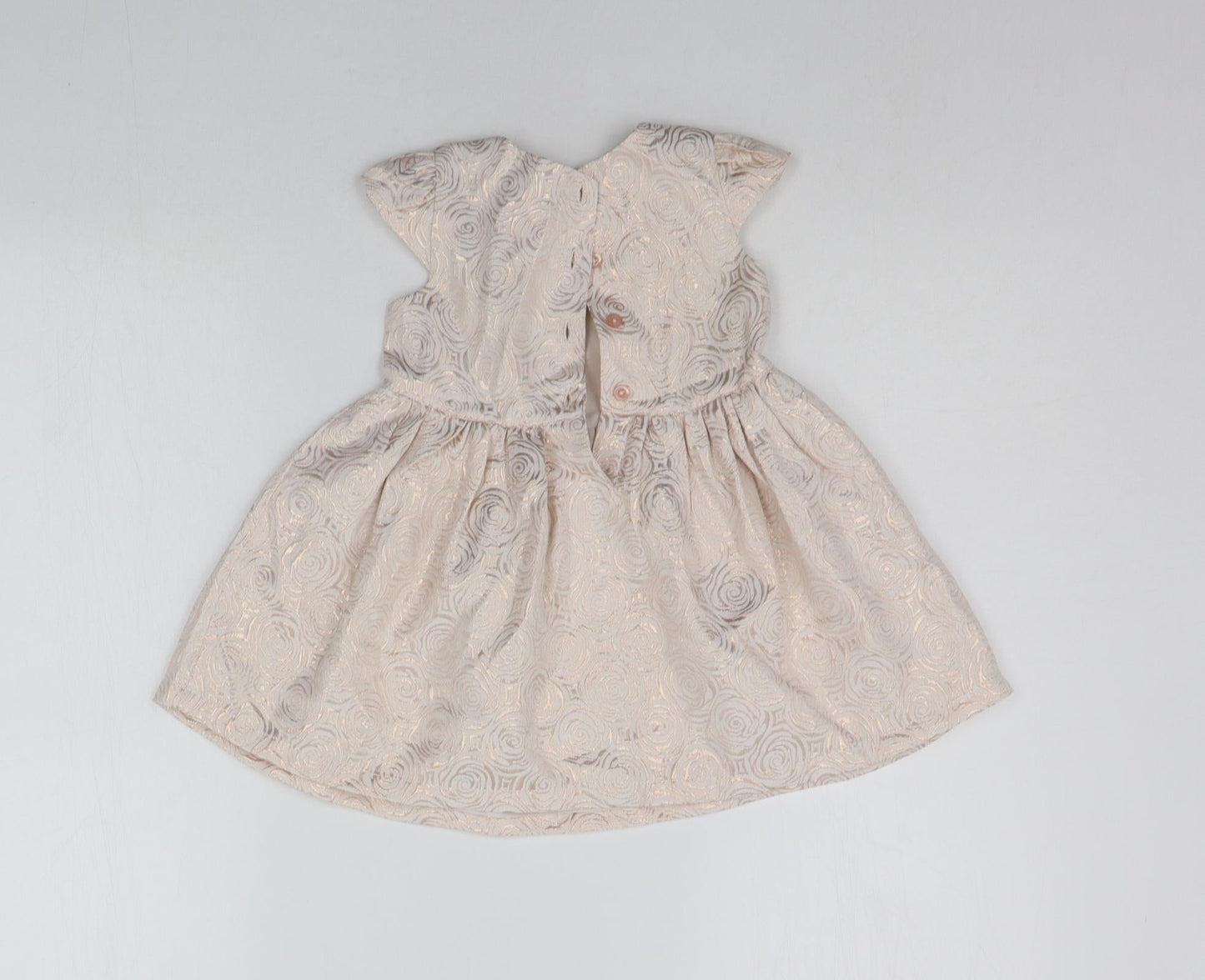 Primark Baby Pink Geometric  A-Line  Size 9-12 Months