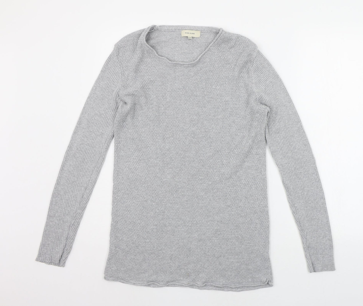 River Island Womens Grey   Pullover Jumper Size 2XS