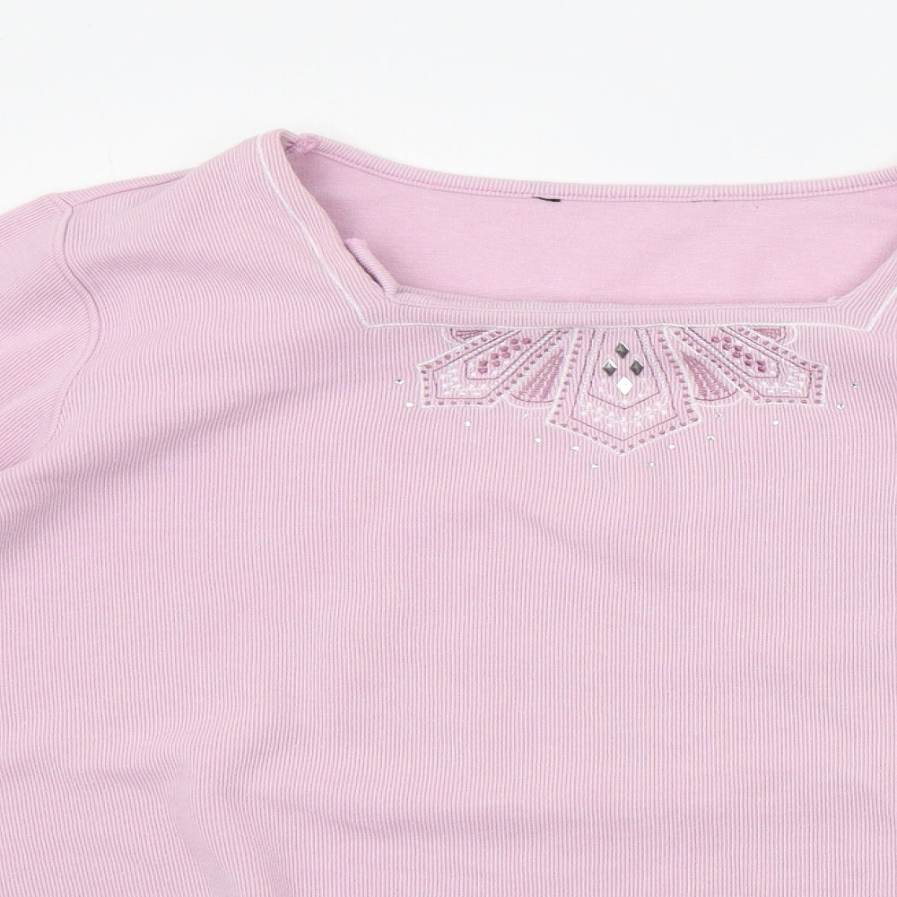Preworn Womens Pink   Pullover Jumper Size L