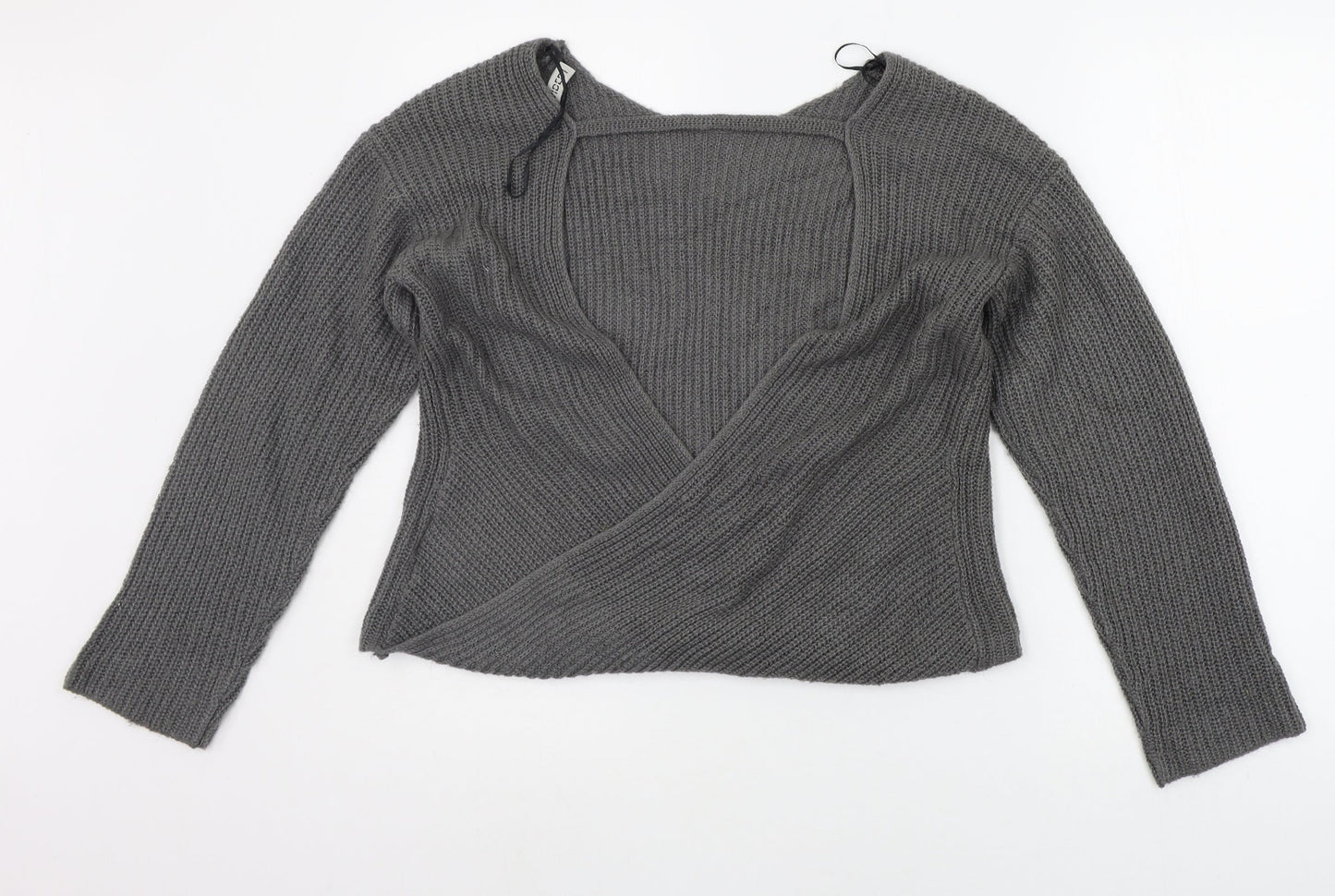 Divided Womens Grey   Pullover Jumper Size M