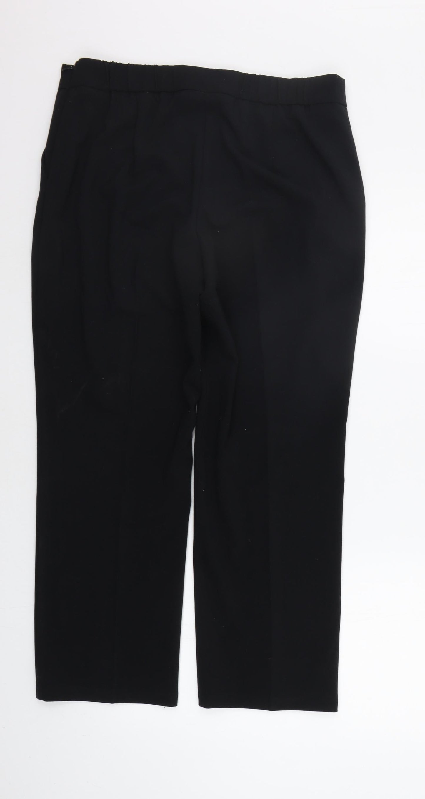 Marks and Spencer Womens Black   Trousers  Size 14 L26 in