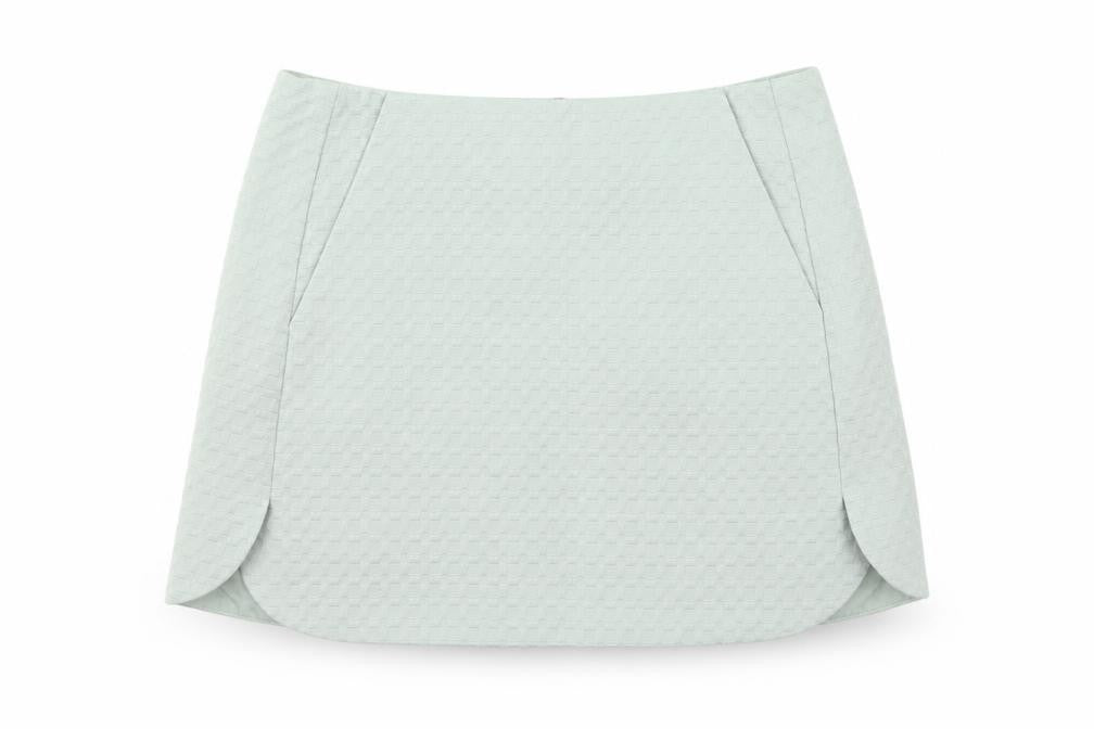 Topshop Womens Green   A-Line Skirt Size 8