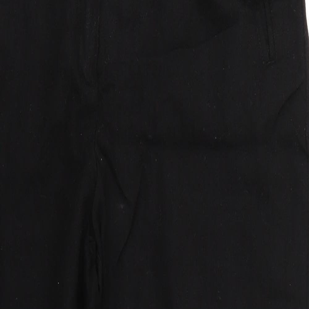 Marks and Spencer Womens Black   Trousers  Size 14 L25 in