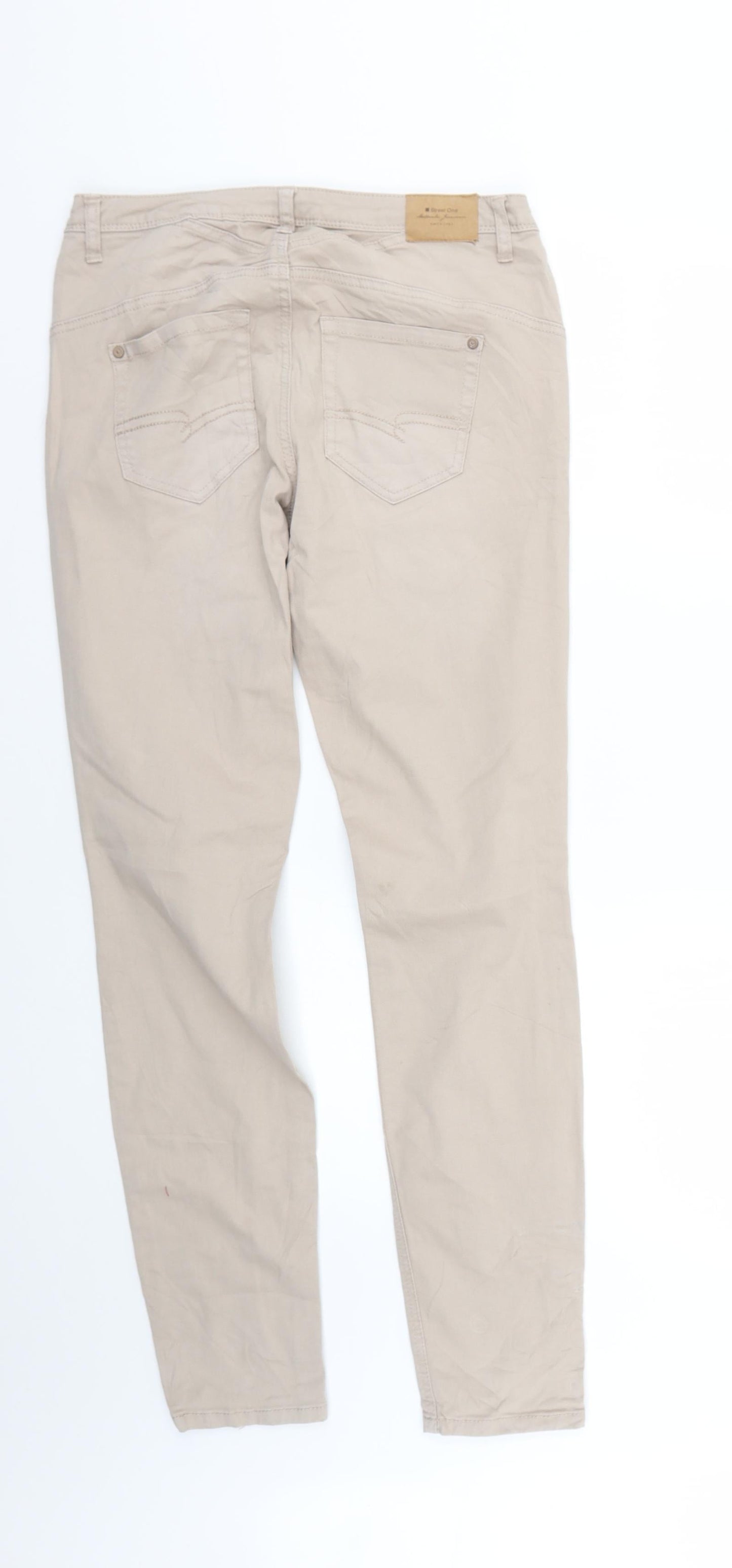 Street One Mens Beige   Skinny Jeans Size 25 in L30 in