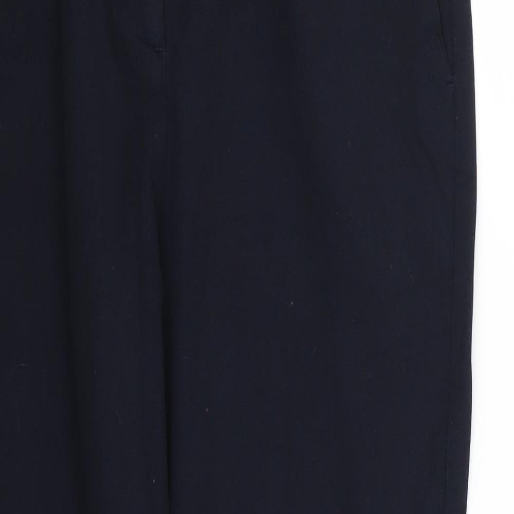 Marks and Spencer Womens Blue   Trousers  Size 10 L25 in
