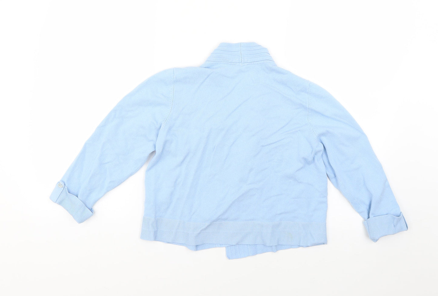 BHS Womens Blue   Cardigan Jumper Size 16