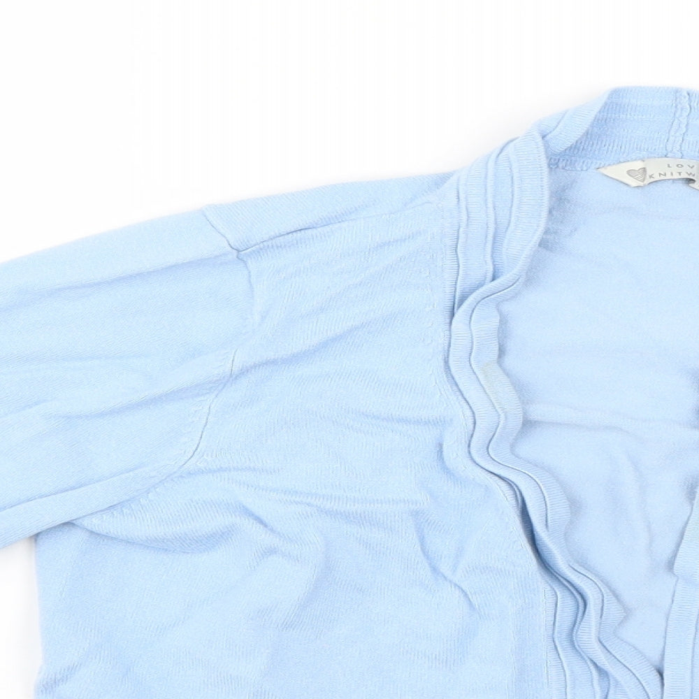 BHS Womens Blue   Cardigan Jumper Size 16