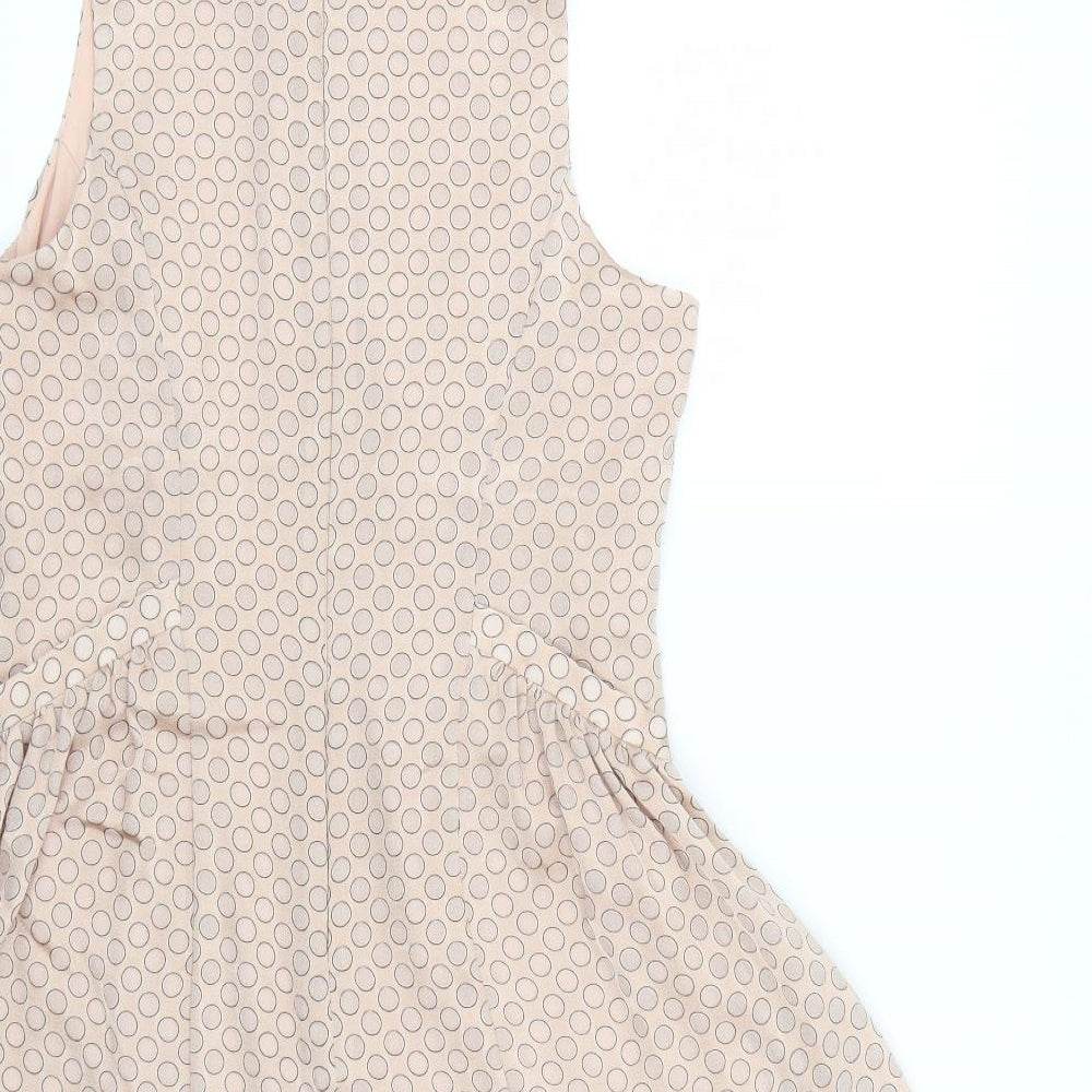 NEXT Womens Pink Striped  Fit & Flare  Size 8