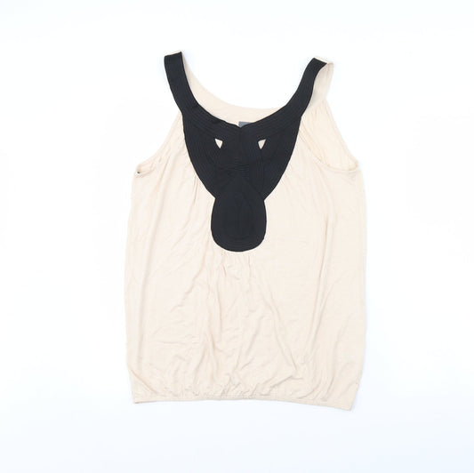 Et vous Womens Beige   Basic Tank Size 14