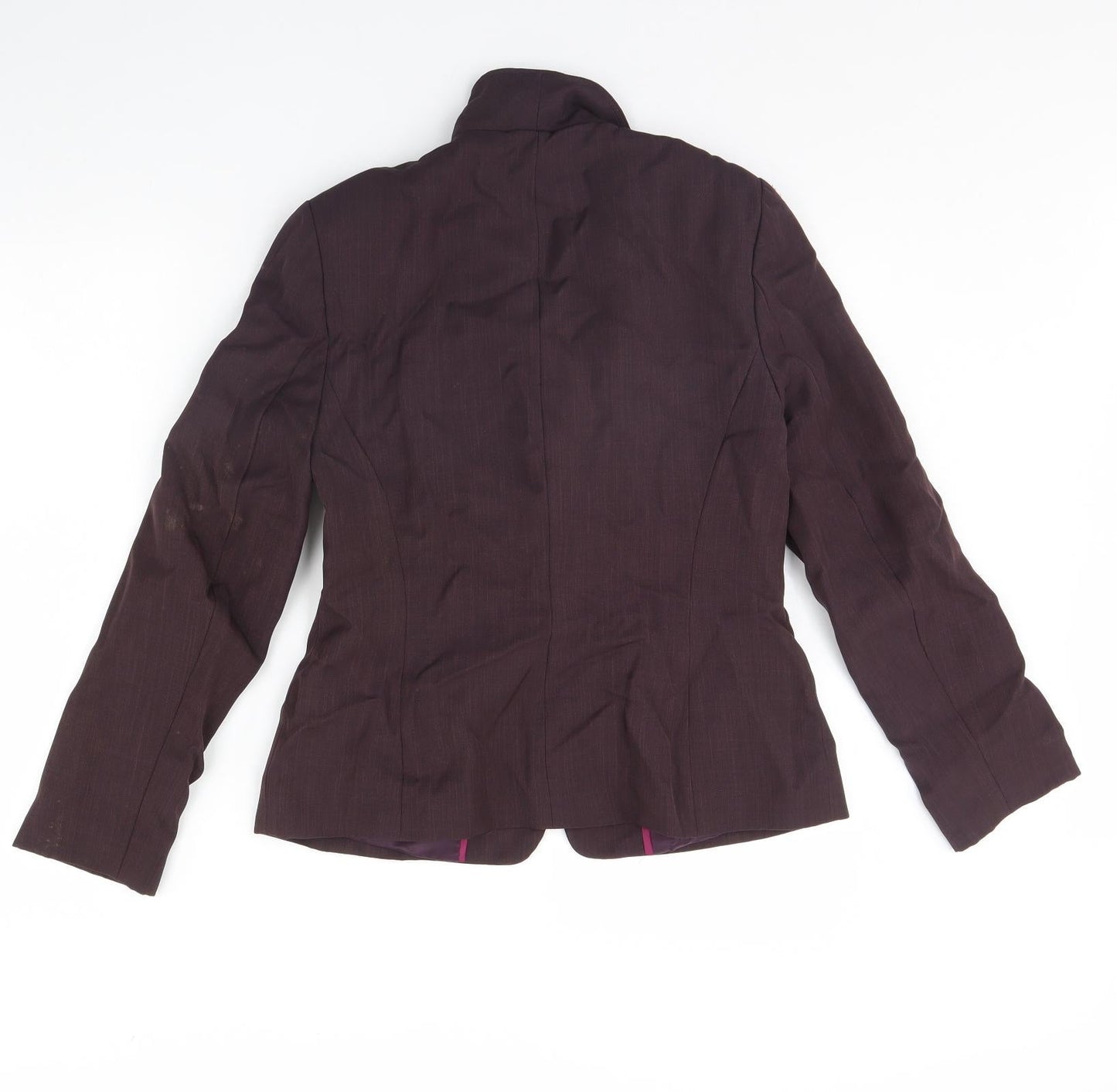 Dorothy Perkins Womens Purple   Jacket Blazer Size 12  - Shoulder Pads