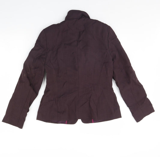 Dorothy Perkins Womens Purple   Jacket Blazer Size 12  - Shoulder Pads