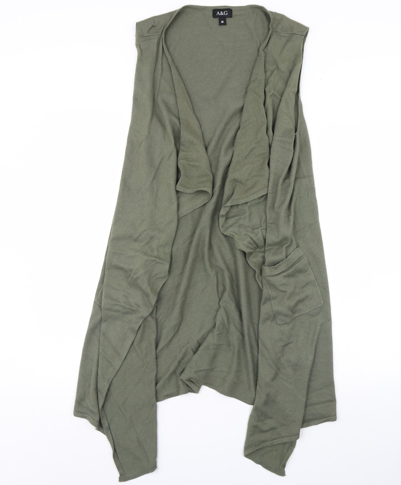 a&d Womens Green   Gilet Jacket Size M