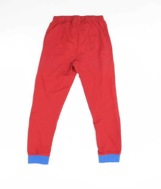 Disney Boys Red Solid   Pyjama Pants Size 9 Years  - SpiderMan