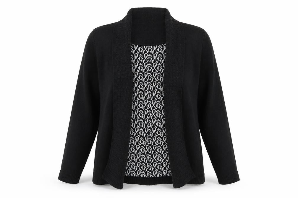 Classics Womens Black   Pullover Jumper Size L