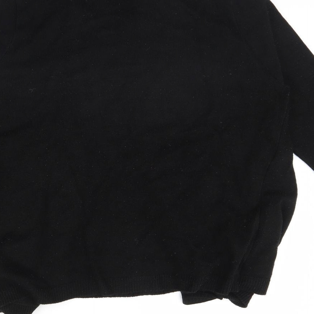 Classic Womens Black   Pullover Jumper Size L