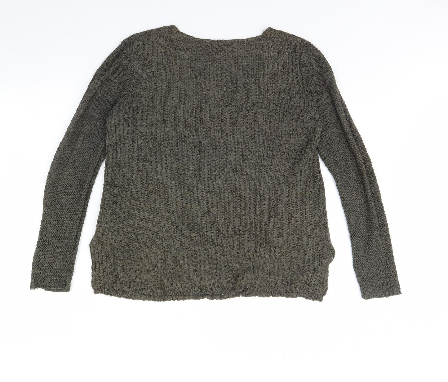H&M Womens Green   Pullover Jumper Size L