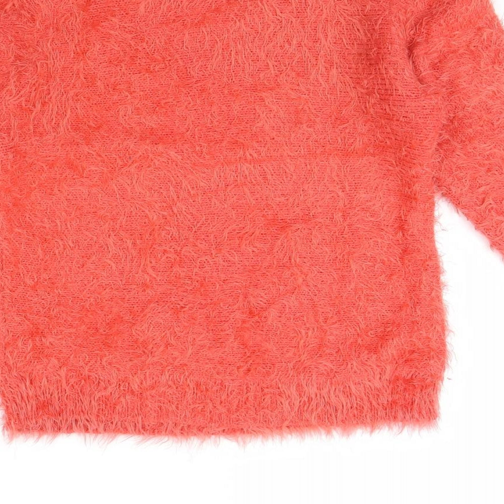 Preworn Womens Orange   Pullover Jumper Size XS