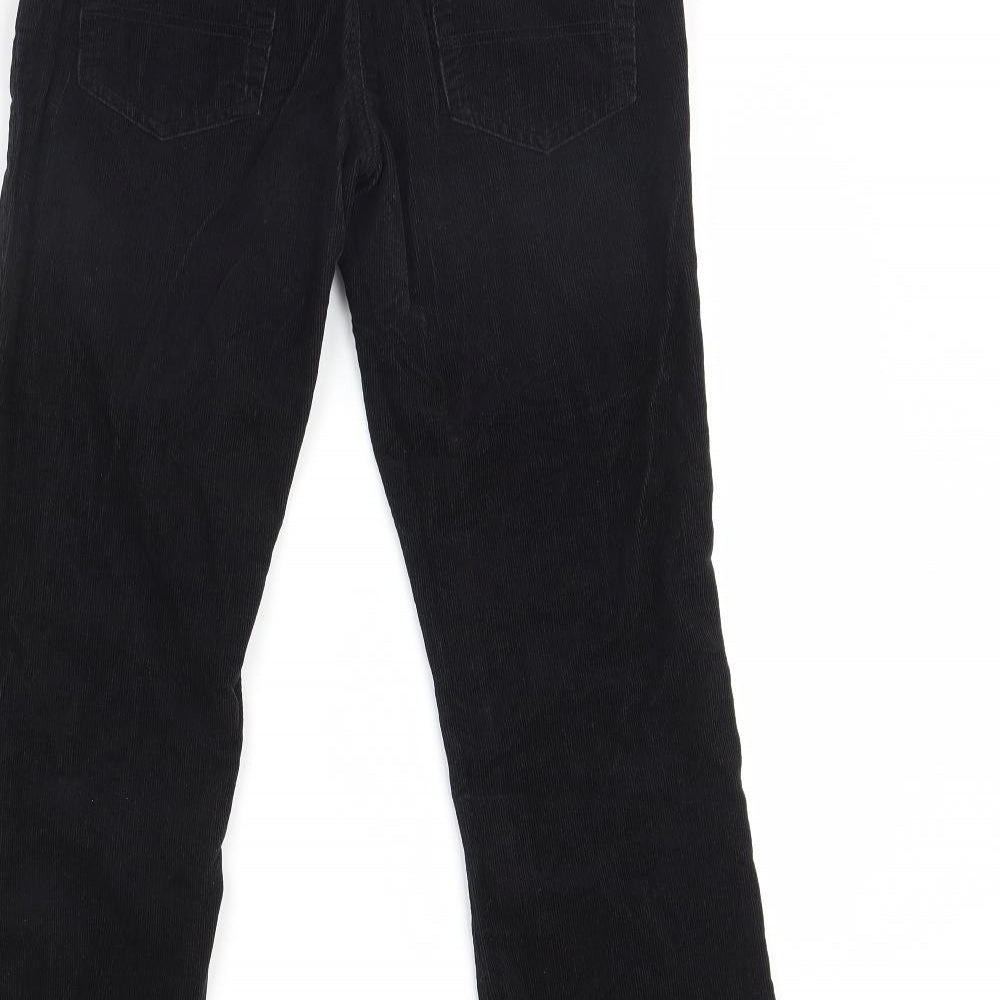 Preworn Womens Black   Trousers  Size 8 L28 in