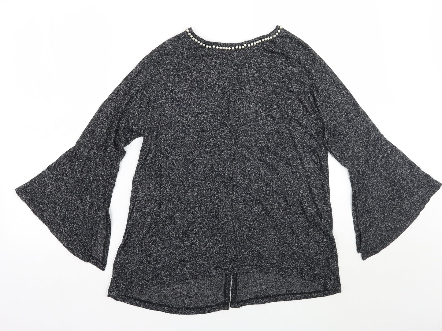 COIN 1804 Womens Grey   Basic T-Shirt Size S