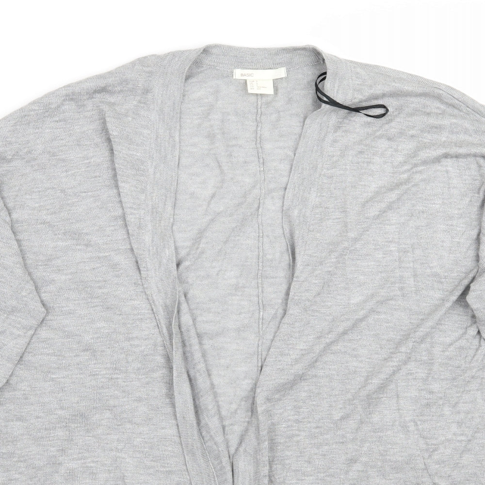 H&M Womens Grey   Cardigan Jumper Size S