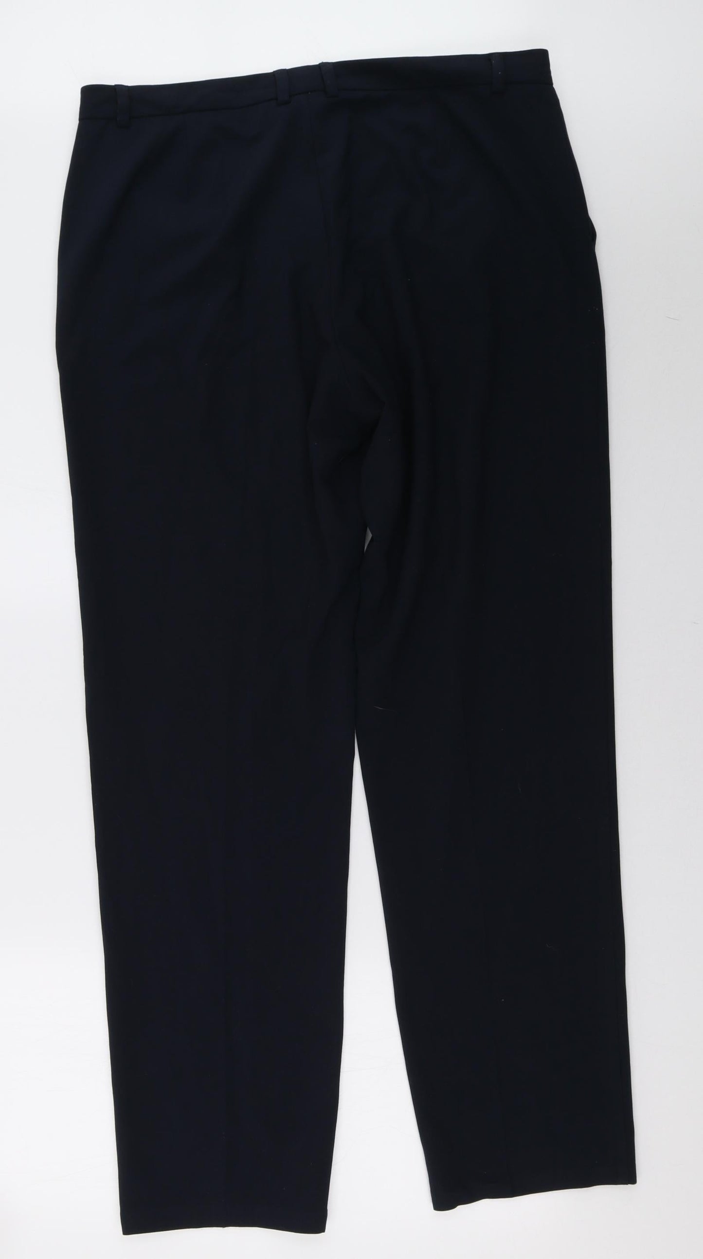 Marks and Spencer Womens Blue   Trousers  Size 16 L32 in
