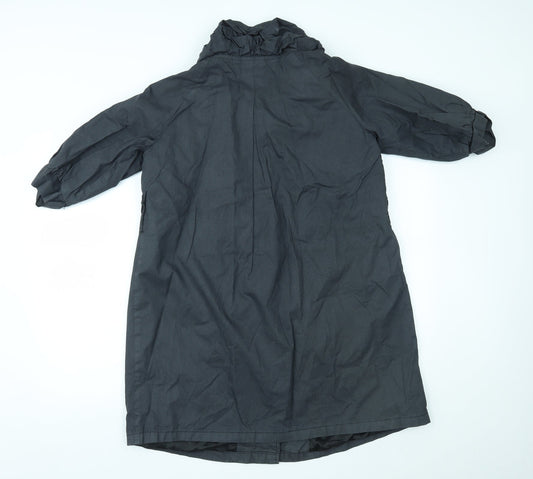 Layers Womens Blue   Overcoat Coat Size S