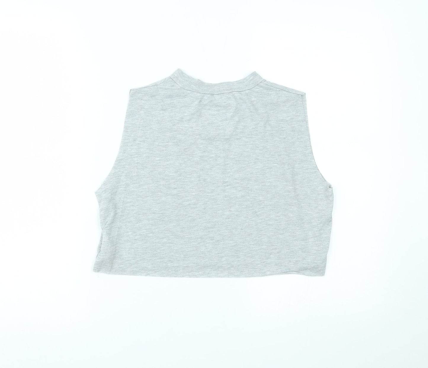 SikSilk Womens Grey   Cropped Tank Size XS