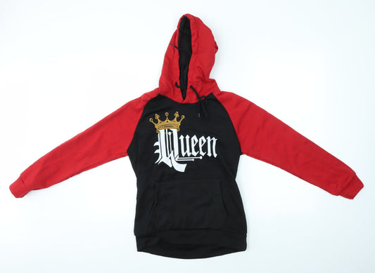 Preworn Womens Multicoloured   Pullover Hoodie Size M  - QUEEN