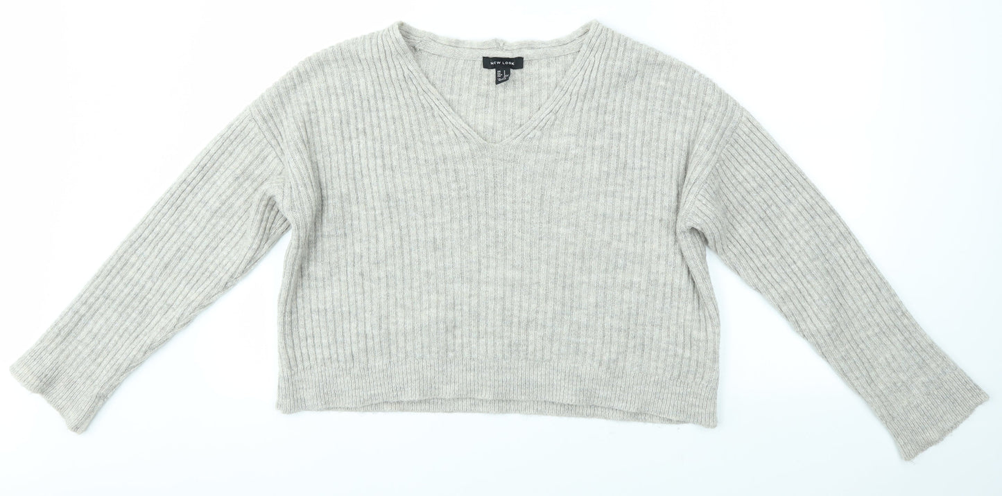 New Look Womens Grey   Pullover Jumper Size S