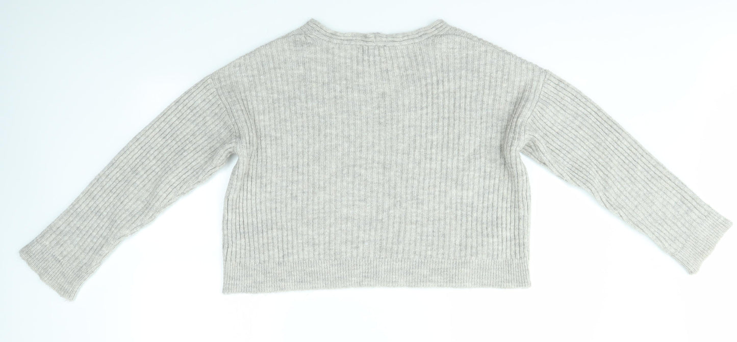New Look Womens Grey   Pullover Jumper Size S