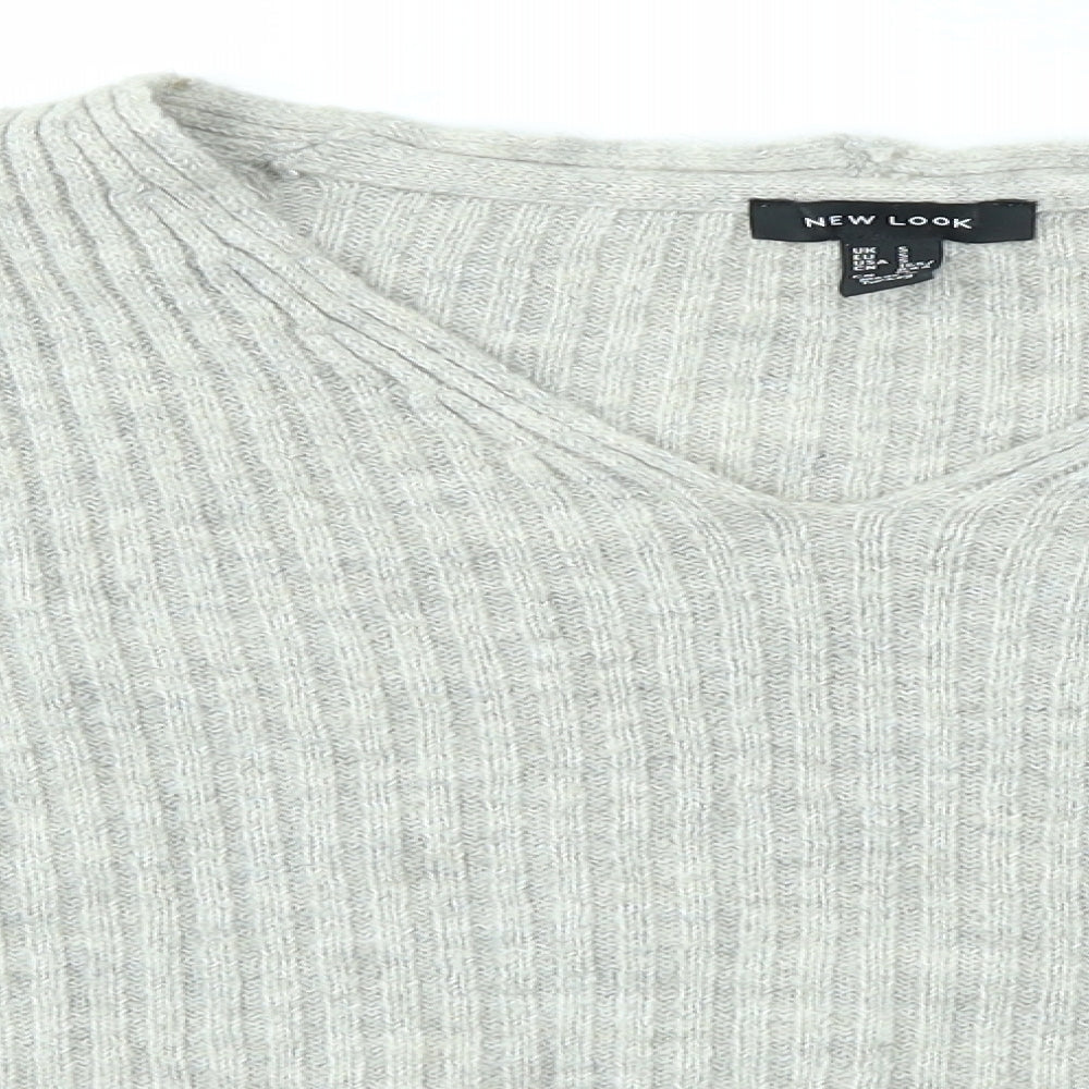 New Look Womens Grey   Pullover Jumper Size S