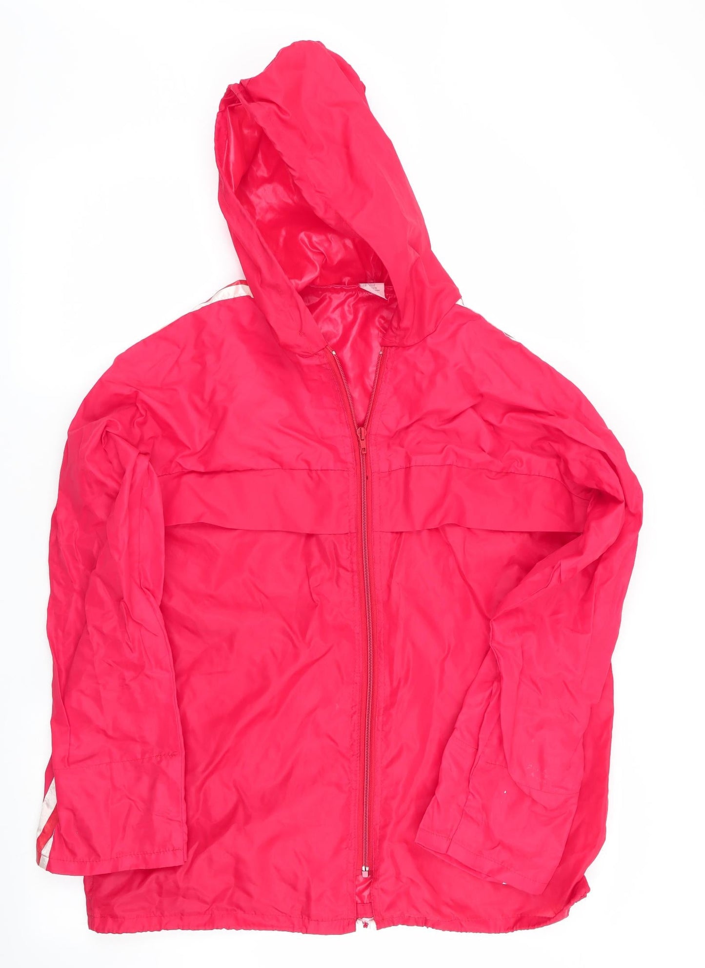 Preworn Womens Red   Rain Coat Coat Size S